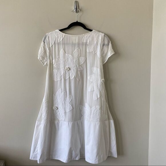 Anthro-maeve “Orchard” Beach Cotton Mini Dress - Picture 3 of 14